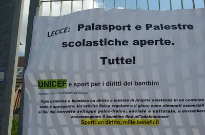 Chiusura del Palazzetto e dei palestroni scolastici, scatta la protesta delle associazioni sportive - Corriere Salentino