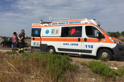 Esce fuori strada con l’auto, donna incinta finisce in ospedale - Corriere Salentino