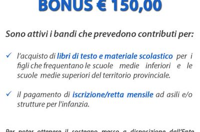 Bonus per i libri e rette mensili per gli asili grazie all'Ente Bilaterale del Commercio - Corriere Salentino