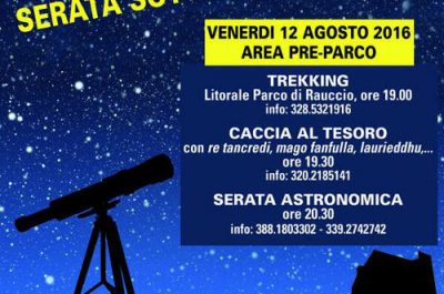Al via la III edizione di una "Serata sotto le stelle", venerdì 12 agosto al Parco di Rauccio - Corriere Salentino