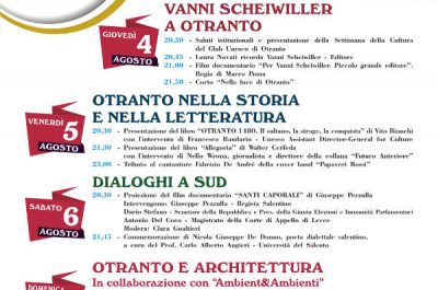 La settimana della cultura Unesco. A Otranto dal 4 al 7 agosto - Corriere Salentino