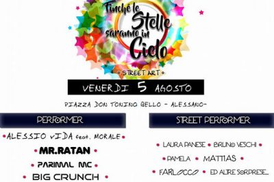 "Finchè le stelle saranno in cielo - Street Art", venerdì 5 agosto ad Alessano - Corriere Salentino