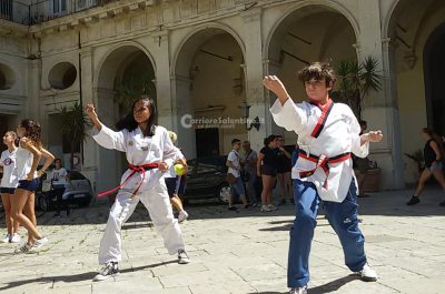 Palazzo dei Celestini si colora di sport, la protesta per il Palazzetto e i palestroni non si placa - Corriere Salentino