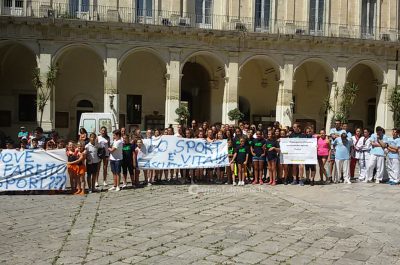 Palazzo dei Celestini si colora di sport, la protesta per il Palazzetto e i palestroni non si placa - Corriere Salentino