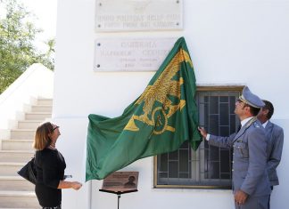 La Caserma del Posto Fisso Forestale di San Cataldo intitolata all’Ufficiale Forestale Raffaele Congedo
