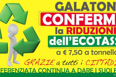 Galatone: tributo speciale per il conferimento in discarica dei rifiuti solidi urbani - Corriere Salentino