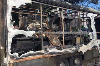 Raid incendiario contro il "paninaro" di via Pitagora. Danni ingenti - Corriere Salentino