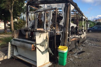 Raid incendiario contro il "paninaro" di via Pitagora. Danni ingenti - Corriere Salentino