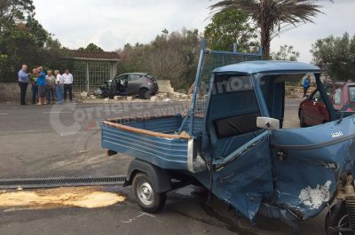 Schianto tra auto e Apecar, muore anziano di Parabita - Corriere Salentino