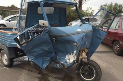 Schianto tra auto e Apecar, muore anziano di Parabita - Corriere Salentino