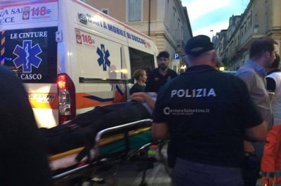 Perde il controllo del suv e si schianta contro un bar, due feriti - Corriere Salentino