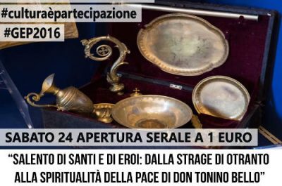 “Salento di Santi e di eroi”, iniziativa del Museo Diocesano di Gallipoli per le Giornate Europee del Patrimonio 2016 - Corriere Salentino