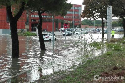 Maltempo, città paralizzata e agricoltura in ginocchio - Corriere Salentino