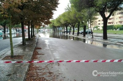 Maltempo, città paralizzata e agricoltura in ginocchio - Corriere Salentino