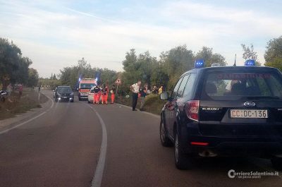 Finisce fuori strada con la moto: muore sul colpo giovane panettiere leccese - Corriere Salentino