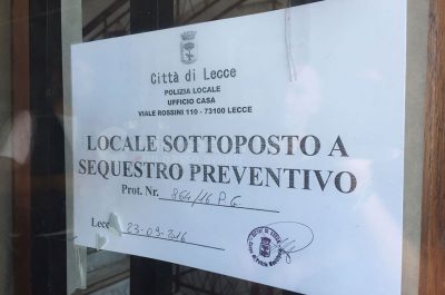 Nuovo sgombero per il "Terra Rossa", blitz della Municipale nell'ex Inpdap: denunciato un giovane - Corriere Salentino
