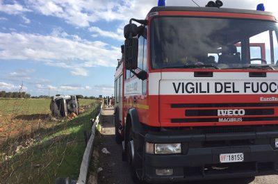 Fuori strada con il camion, conducente miracolato sulla Maglie- Lecce - Corriere Salentino