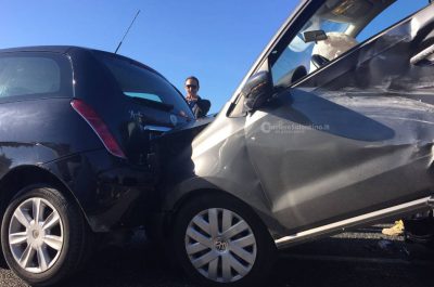 Maxi tamponamento sulla statale 16, un'auto si impenna: lievi feriti - Corriere Salentino