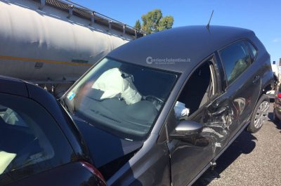 Maxi tamponamento sulla statale 16, un'auto si impenna: lievi feriti - Corriere Salentino