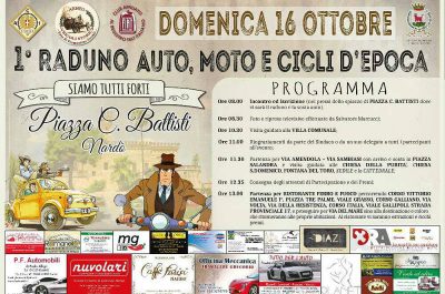 "Siamo tutti forti": a Nardò il I° raduno di Auto, Moto e Cicli d’epoca - Corriere Salentino