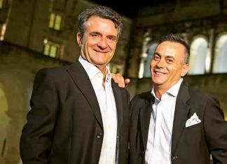 Confetti arcobaleno per lo storico Mario Cazzato e l’antiquario Nico Maggi