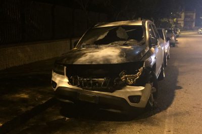 Auto in fiamme in città, danneggiato un Suv - Corriere Salentino