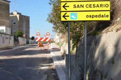 Polemica sul marciapiede di via Vecchia San Cesario, D'Agata: "Restringimento pericoloso" - Corriere Salentino