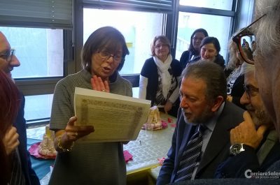 Festa a "sorpresa" in Procura: i magistrati leccesi omaggiano Cataldo Motta prima del suo addio - Corriere Salentino