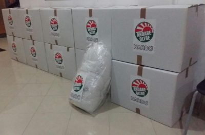 A Norcia un pezzo di Nardò: il sindaco e i militanti di "Andare Oltre" consegnano abiti e coperti ai terremotati - Corriere Salentino