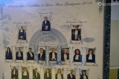 Festa a "sorpresa" in Procura: i magistrati leccesi omaggiano Cataldo Motta prima del suo addio - Corriere Salentino