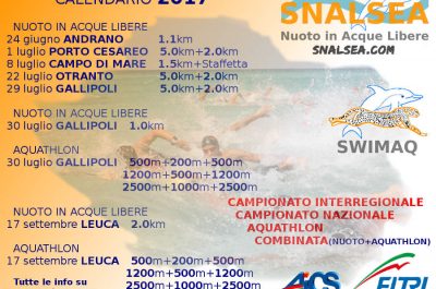 Nuoto in acque libere, presentato il calendario gare 2017 - Corriere Salentino