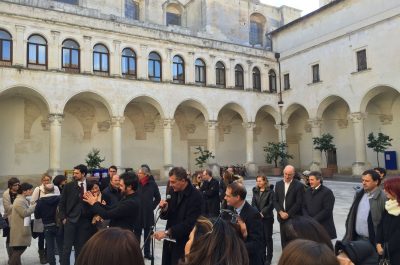 Università del Salento, la cerimonia sobria dopo le polemiche: donati 30 mila euro all'Università di Camerino - Corriere Salentino