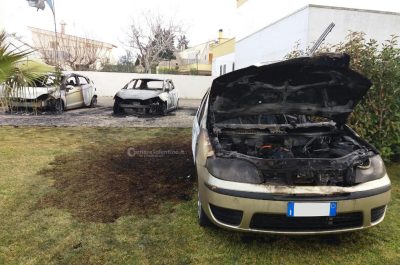 Raid incendiario nella concessionaria, alle fiamme tre vetture - Corriere Salentino