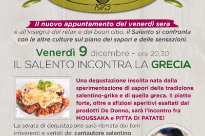 I venerdì di cultura & altri sapori si trasferiscono in Grecia - Corriere Salentino