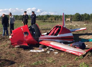 Ultraleggero precipitò nelle vicinanze di San Cataldo: nessun responsabile per il ferimento di due piloti