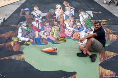 A Galatone la Scuola Napoletana dei Madonnari per la mostra dedicata a San Sebastiano - Corriere Salentino
