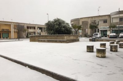 Il Salento nella morsa del gelo, ecco le immagini - Corriere Salentino