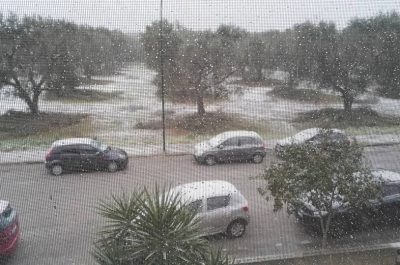 Il Salento nella morsa del gelo, ecco le immagini - Corriere Salentino