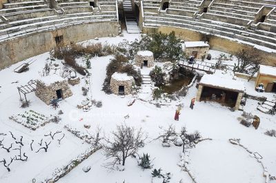 Risveglio sotto la neve per Lecce e provincia, disagi alla circolazione - Corriere Salentino