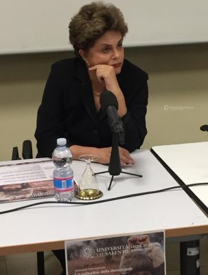Dilma Rousseff in Unisalento: "La democrazia è nemica di tutte le privatizzazioni e deregolamentazioni. Sono vittima di un golpe" - Corriere Salentino