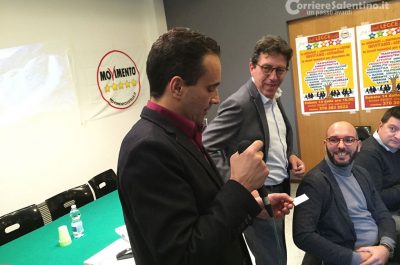 M5S: lista non ancora certificata, ma parte la campagna elettorale di Valente. "Noi unica vera alternativa alla vecchia politica" - Corriere Salentino