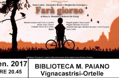 Secondo appuntamento con TeatroEssenza, a Vignacastrisi in scena “Farà giorno” - Corriere Salentino