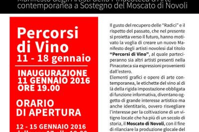 Etichettarte: 35 artisti a sostegno del moscato di Novoli, domani 13 gennaio al Palazzo Baronale - Corriere Salentino