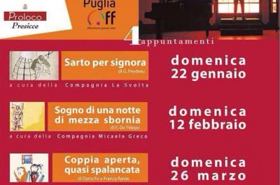 Presicce: al via la rassegna teatrale "Didomenica...vediamoci a Teatro" - Corriere Salentino