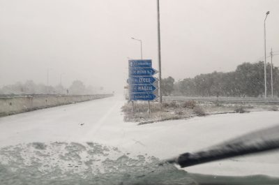 Il Salento nella morsa del gelo, ecco le immagini - Corriere Salentino