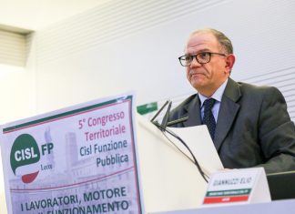 Giuseppe Melissano confermato segretario generale della Funzione Pubblica della Cisl di Lecce