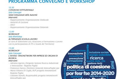 Nuova programmazione "Por Puglia Fesr-Fse 2014/2020", domani a Lecce convegno e prima tappa del roadshow - Corriere Salentino