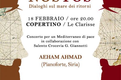 "Nostos, dialoghi sul mare dei ritorni": lo scrittore Shady Hamadi e il pianista Aeham Ahmad a Copertino - Corriere Salentino