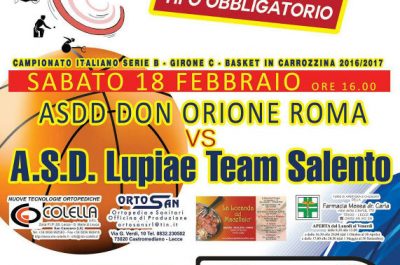 Basket in carrozzina, al “PalaVentura” riflettori puntati sul primo derby della lupa: Lecce vs Roma - Corriere Salentino