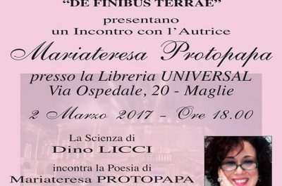 Maglie: la scienza di Dino Licci incontra la poesia di Mariateresa Protopapa - Corriere Salentino